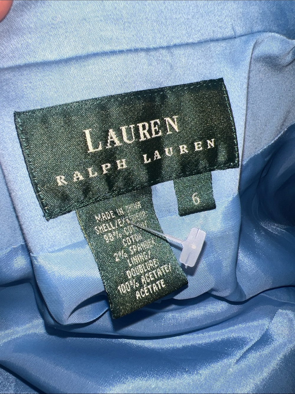 Polo by Ralph Lauren Long Chambray Cotton Blazer Jacket - Picture 7 of 14